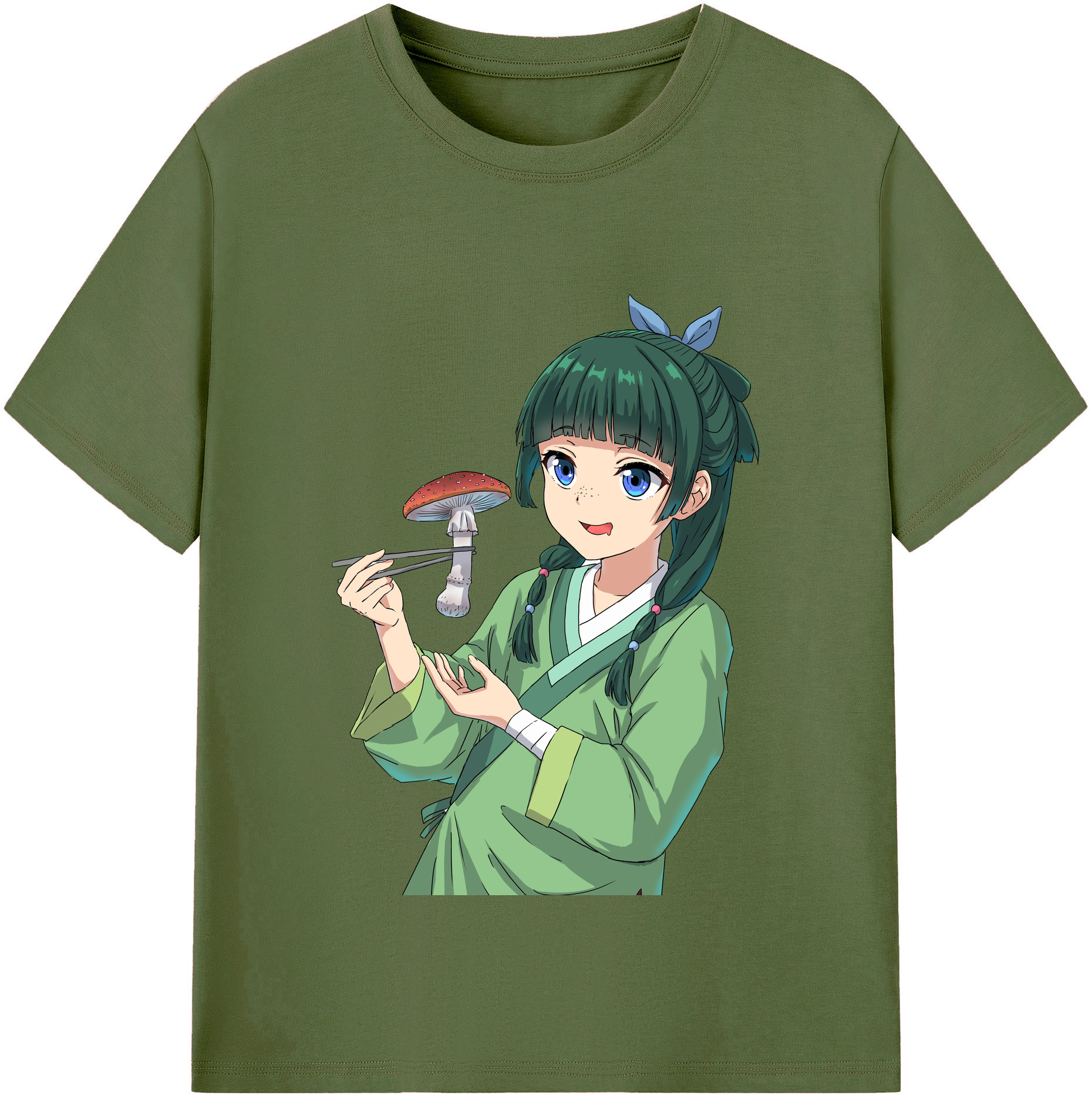 （画像用） 薬屋のひとりごと The Apothecary Diaries 綿100％半袖Tシャツ（フロントプリント）